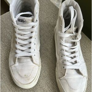 Women’s Vans sneakers size 8 white